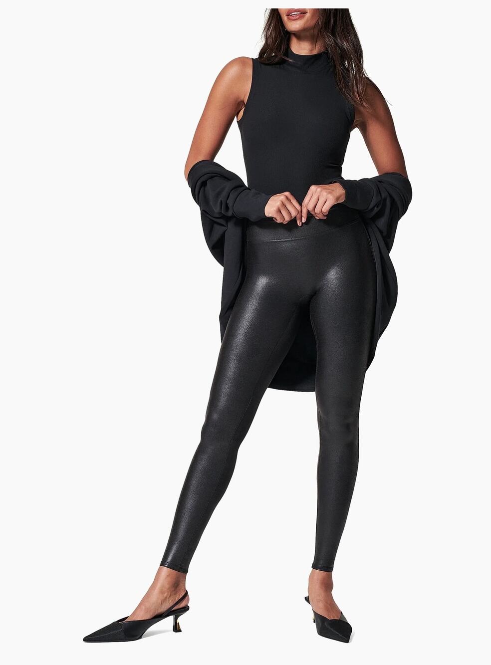 Spanx Faux Leather Leggings